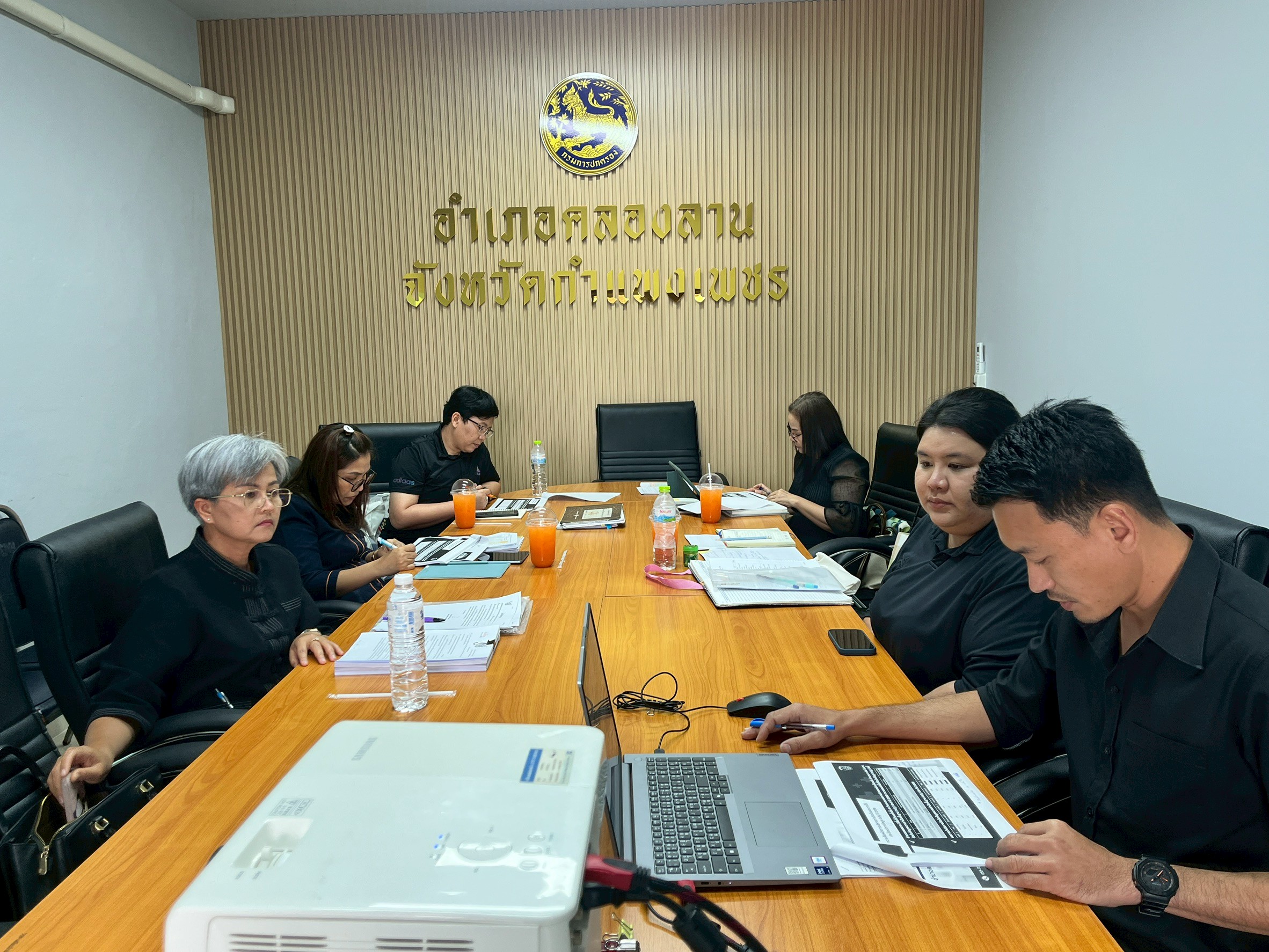 พช.คลองลาน รับการนิเทศติดตามและสนับสนุนการขับเคลื่อนงานพัฒนาชุมชน ไตรมาส 2