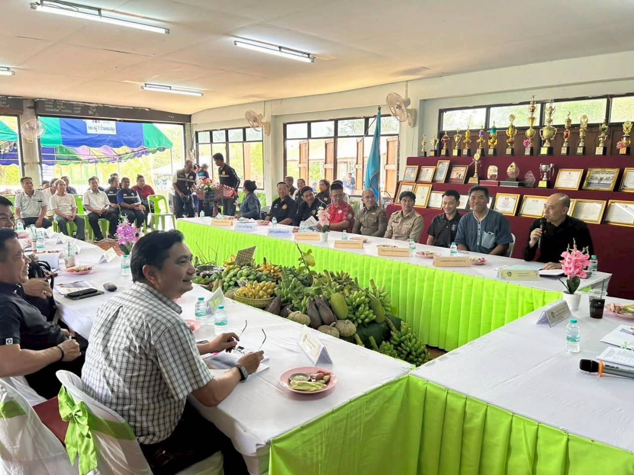 ร่วมให้การสนับสนุนขอมูลในการตรวจประเมินผลงานและตัดสินโครงการคัดเลือกหมู่บ้านเข้มแข็งตามแนวทาง “แผ่นดินธรรม แผ่นดินทอง” (หมู่บ้านอยู่เย็น) ประจำปีงบประมาณ พ.ศ.2569 เฟ้นหาต้นแบบระดับจังหวัด