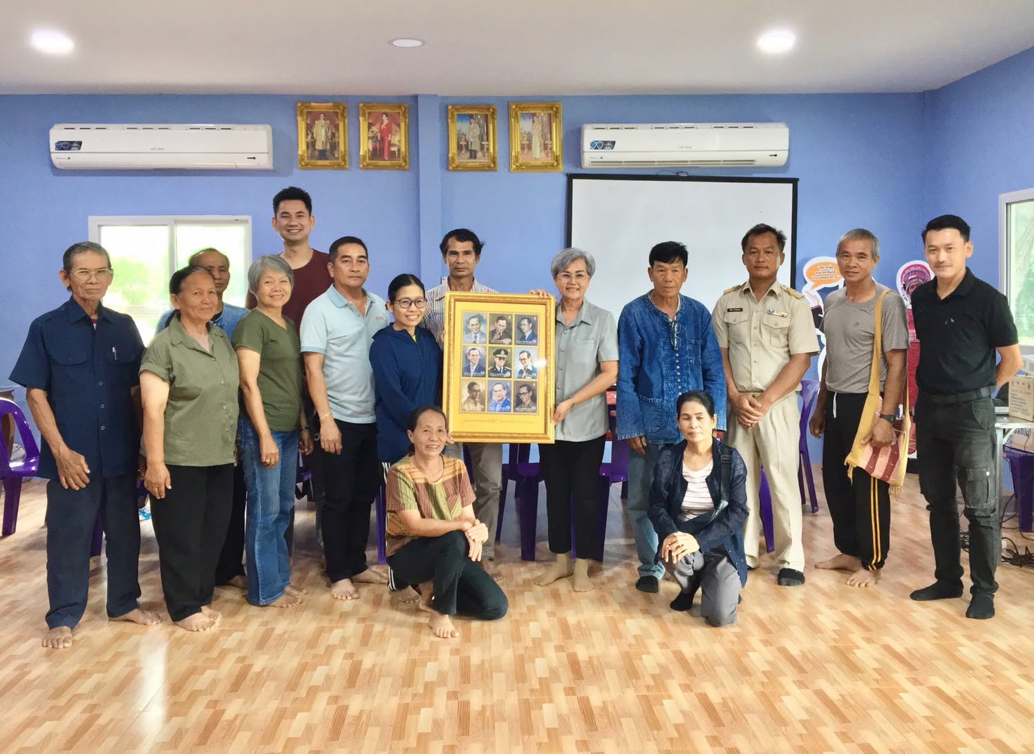 พช.คลองลาน ประชุมชี้แจงแนวทางการจำหน่ายพัสดุแปลงโคก หนอง นา โมเดล ด้วยวิธีการโอน